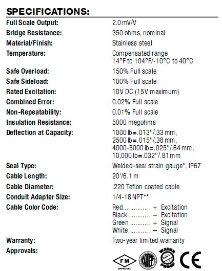 RL35082稱重傳感器 RL35082稱重傳感器