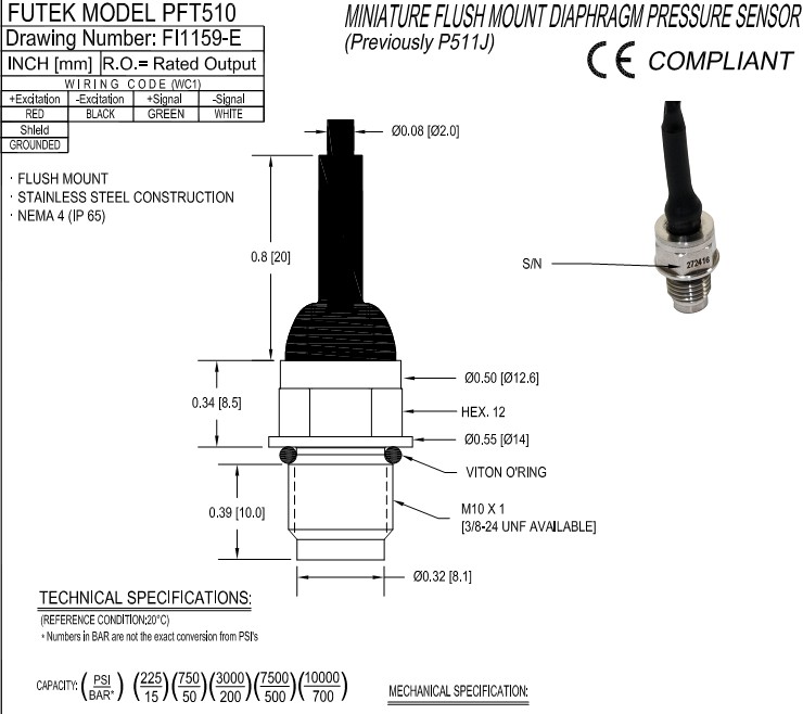 PFT510壓力傳感器 PFT510壓力傳感器