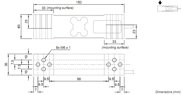 AM-60kg稱重傳感器 AM-60kg稱重傳感器