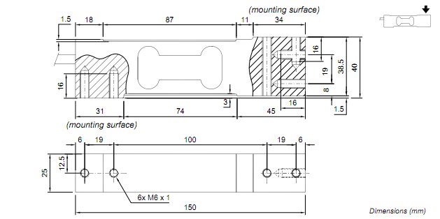 AZL-15KG稱重傳感器 AZL-15KG稱重傳感器